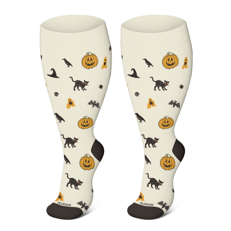 Plus Size Halloween Series Compression Socks