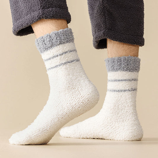 Plusock Coral Fleece Quarter Socks(6 Pairs) - image 0