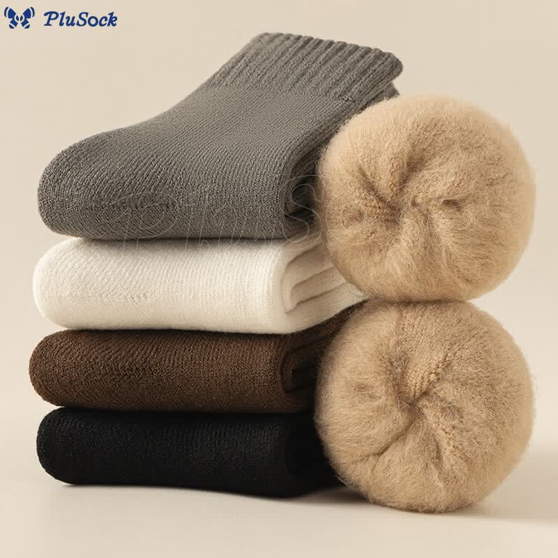 Plus Size Solid Color Versatile Quarter Socks(5 Pairs)