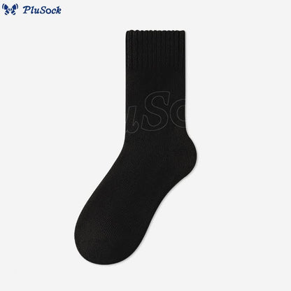 Plus Size Solid Color Versatile Quarter Socks(5 Pairs)