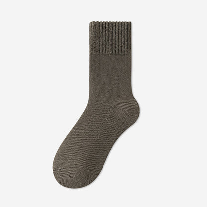 Plusock Solid Color Versatile Quarter Socks(5 Pairs) - Grey - EU39-45(US6-11) - image 9