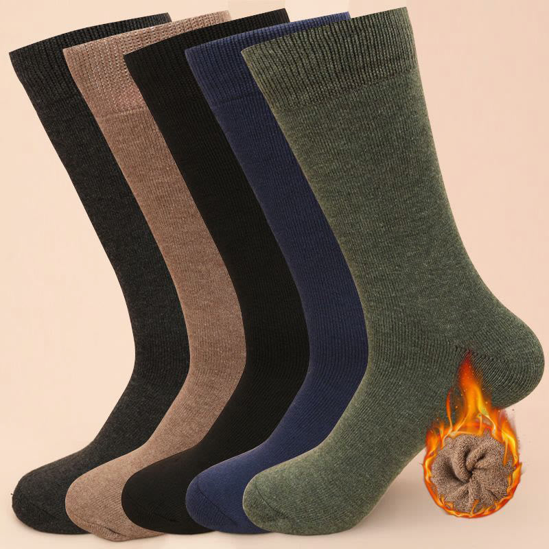 Plusock Classical Crew Socks(5 Pairs) - Multicolor - EU39-44(US6-10) - image 0