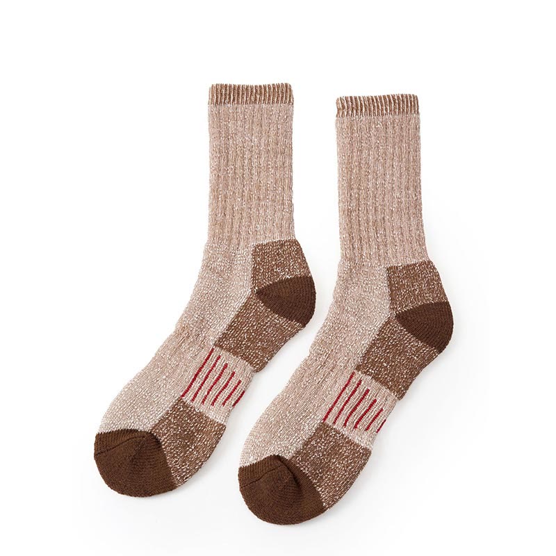 Plusock Chunky Needle Soft Crew Socks(5 Pairs) - Coffee - EU40-44(US10-13) - image 2