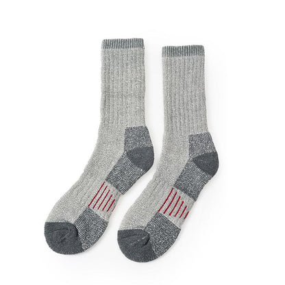 Plusock Chunky Needle Soft Crew Socks(5 Pairs) - Grey - EU40-44(US10-13) - image 5