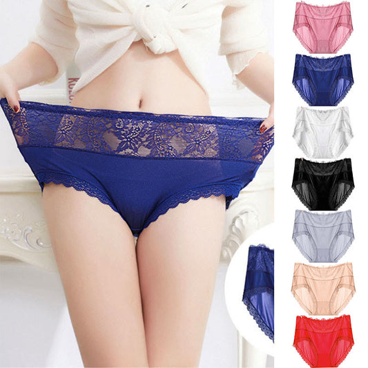 Plusock Sexy Mesh Lace Panty(3 Packs) - image 0
