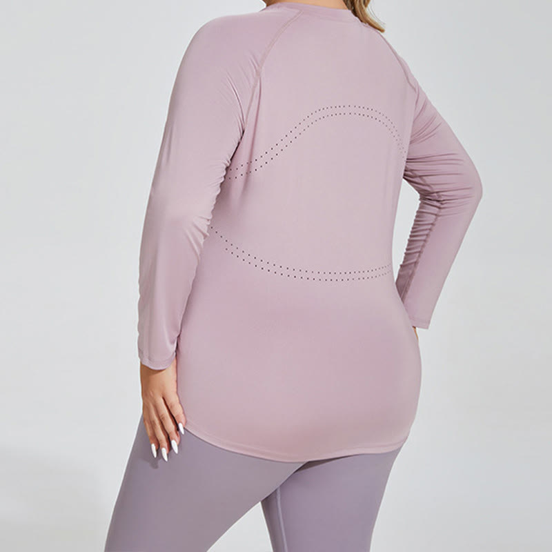Plusock Long Sleeve Sportswear Yoga Shirt - image 6