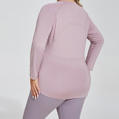 Plusock Long Sleeve Sportswear Yoga Shirt - image 6