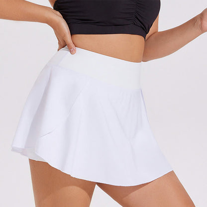 Plusock Plus Size Pleated Sports Fitness Tennis Skirt - image 4