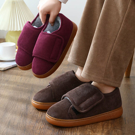 Plusock Plus Size Anti Skid Adjustable Diabetic Slippers - image 0