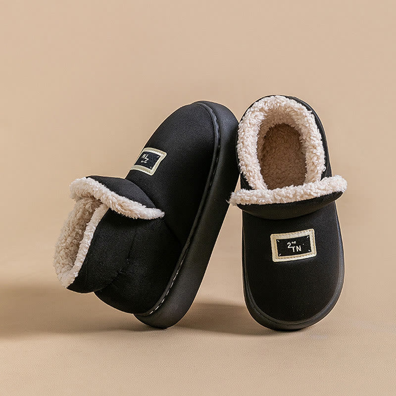 Plusock Plus Size Memory Foam Soft Slippers - Black - EU44-45(US9-10) - image 9