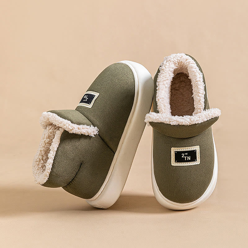 Plusock Plus Size Memory Foam Soft Slippers - Army Green - EU44-45(US9-10) - image 11