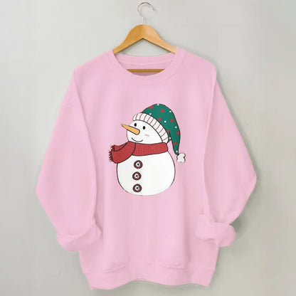 Plusock Plus Size Snowman Sweatshirt