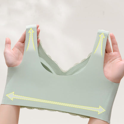 Plus Size Seamless Push-up Wireless Bra