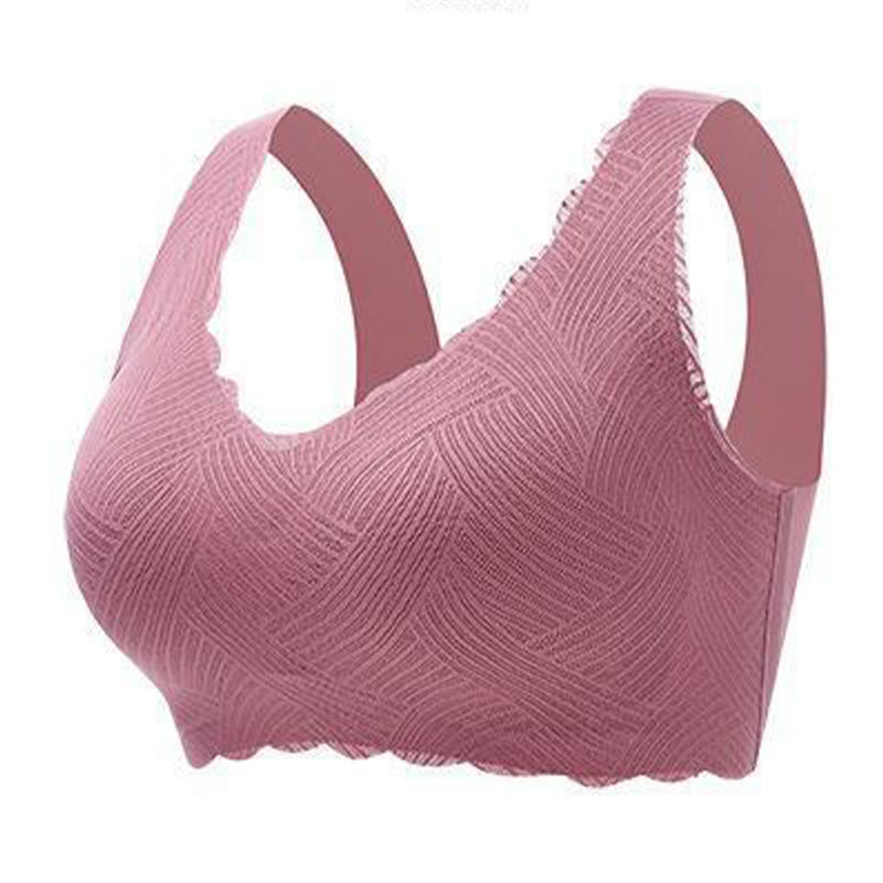 Plus Size Seamless Push-up Wireless Bra