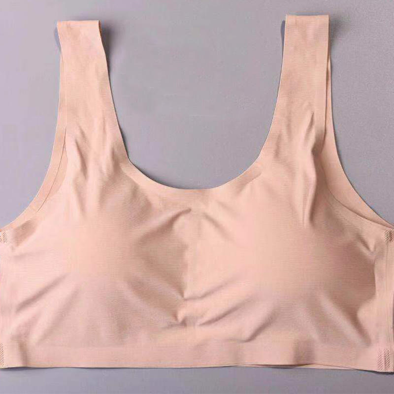 Plus Size Thin Seamless Wirefree Bra