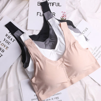 Plus Size Thin Seamless Wirefree Bra