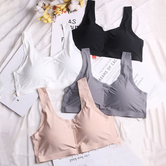 Plus Size Thin Seamless Wirefree Bra