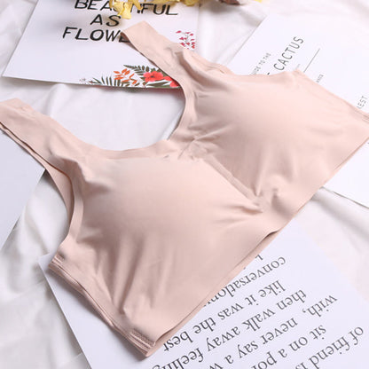 Plus Size Thin Seamless Wirefree Bra