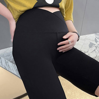 Plusock V-Shaped Waist Maternity Yoga Short - image 1