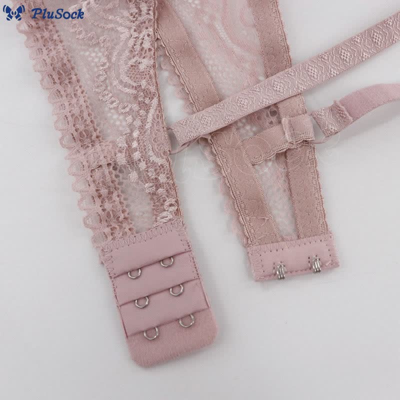 Sexy Sheer Lace Underwire Bra