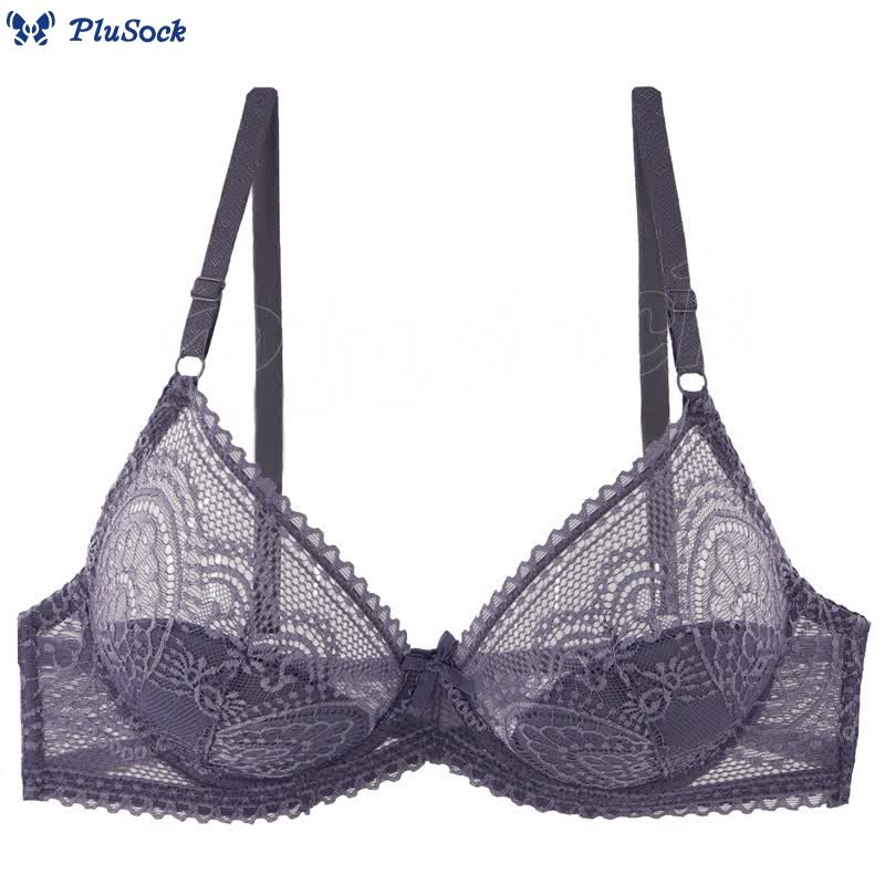 Sexy Sheer Lace Underwire Bra