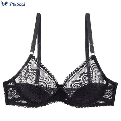 Sexy Sheer Lace Underwire Bra