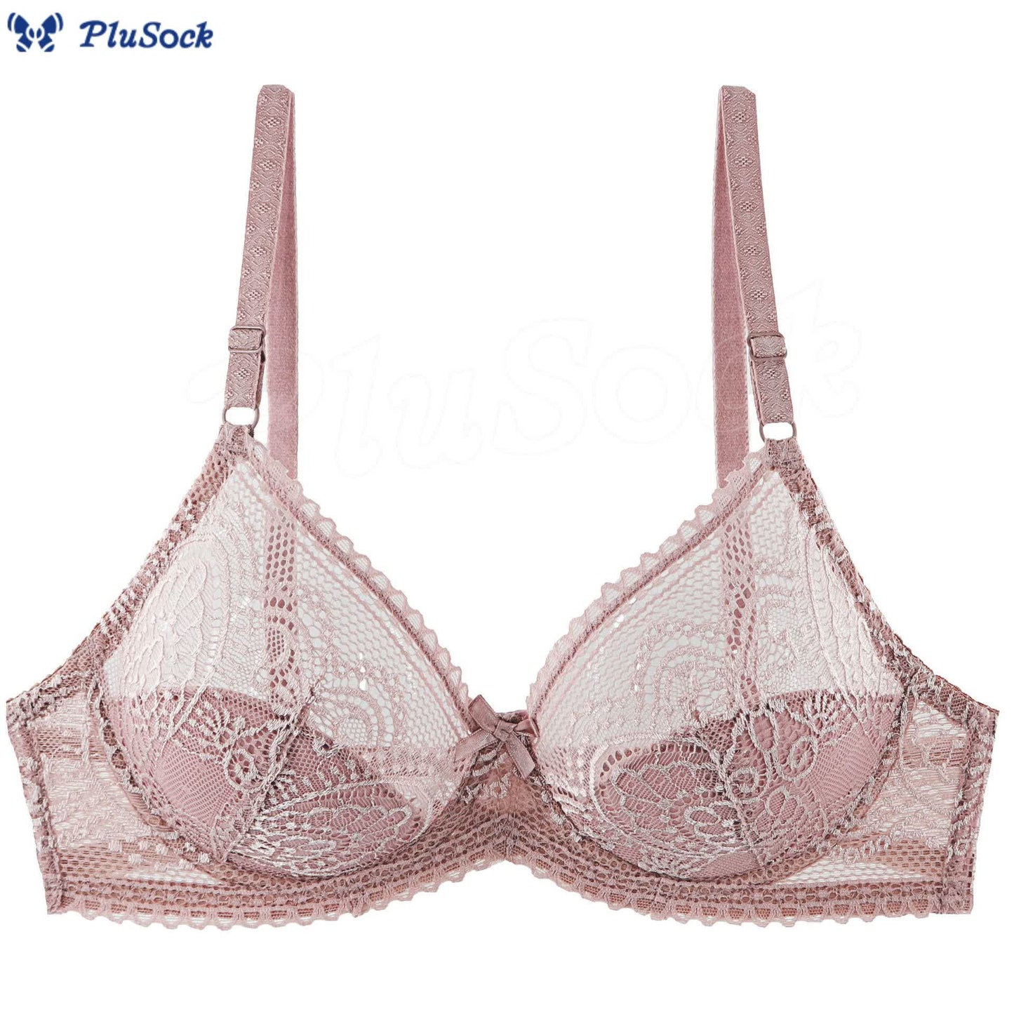 Sexy Sheer Lace Underwire Bra