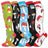 Plusock Mushroom Compression Socks(5 Pairs) - Multicolor - S/M - image 0