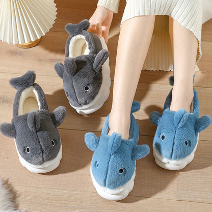 Plusock Plus Size Cute Whale Slippers - image 0