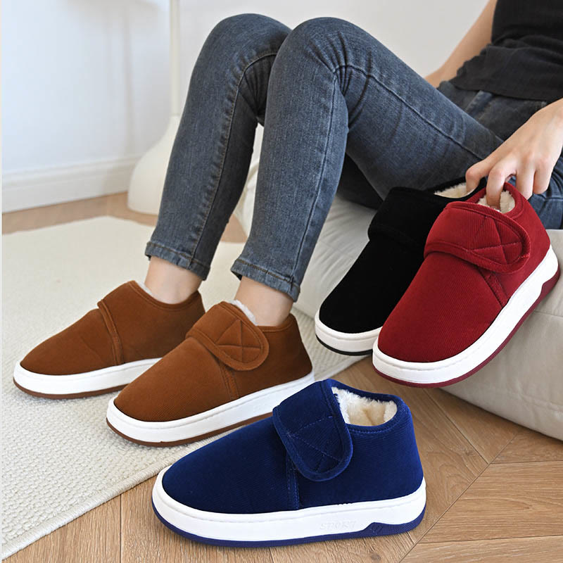 Plusock Plus Size Fuzzy Thickened Slippers - image 1