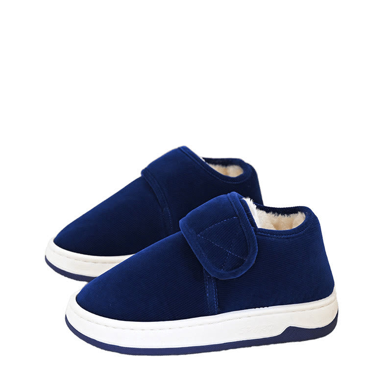 Plusock Plus Size Fuzzy Thickened Slippers - Navy Blue - EU43-44(US9-10) - image 9