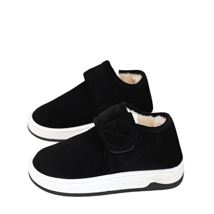 Plusock Plus Size Fuzzy Thickened Slippers - Black - EU43-44(US9-10) - image 7