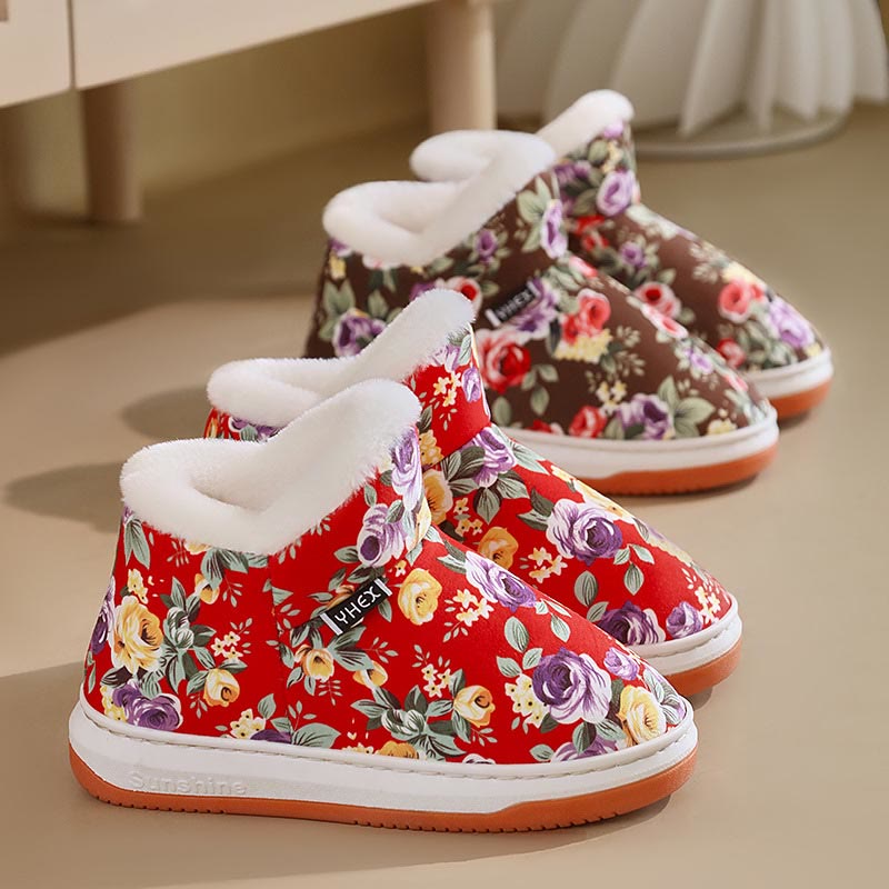 Plusock Plus Size Elegant flowers Slippers - image 6