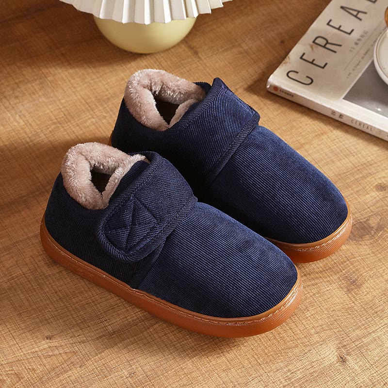 Plusock Plus Size Anti Slip Diabetic Slippers - Blue - EU46-47(US10-11) - image 9