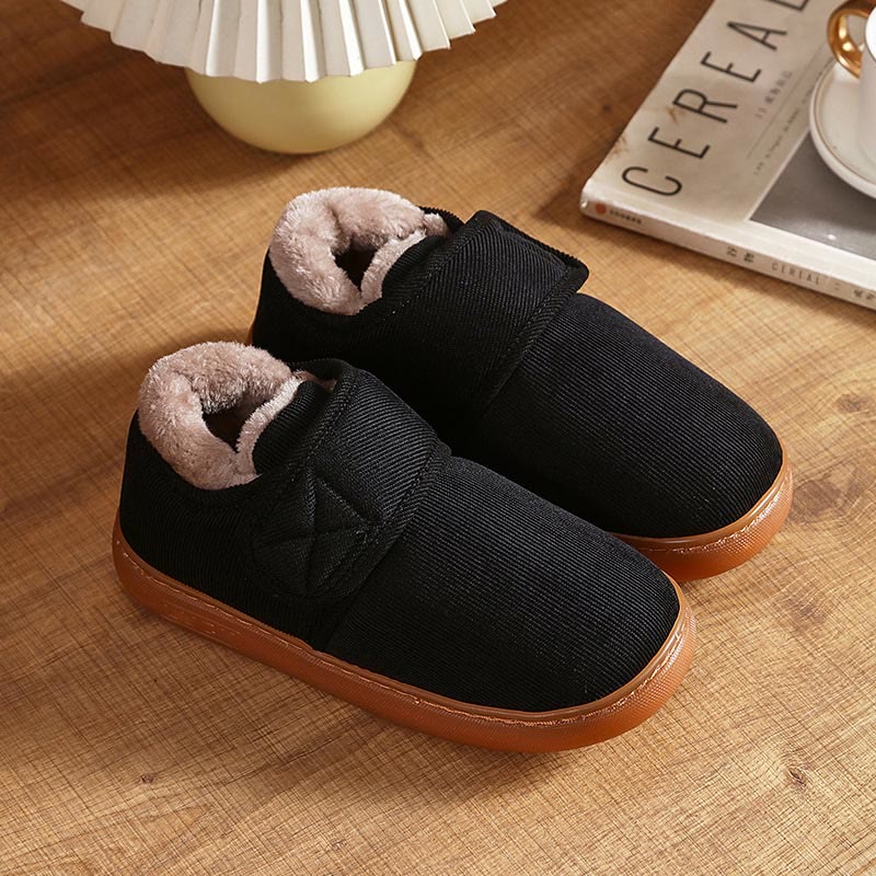Plusock Plus Size Anti Slip Diabetic Slippers - Black - EU46-47(US10-11) - image 10