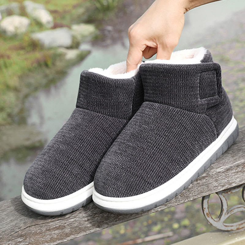 Plusock Plus Size Velcro Thicken Slippers - image 9