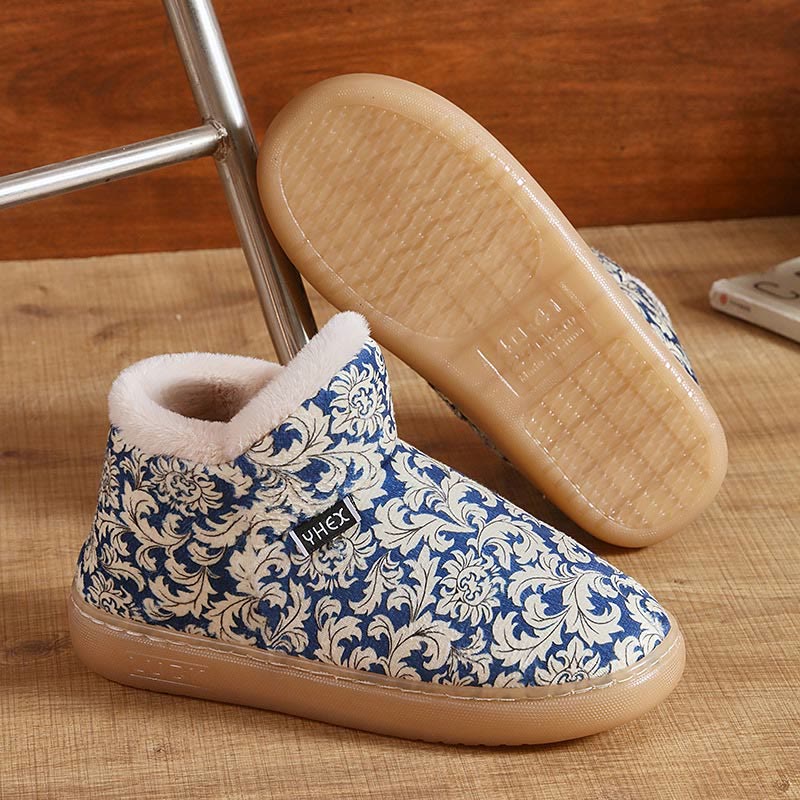 Plusock Plus Size Elegant Pattern Slippers - image 6