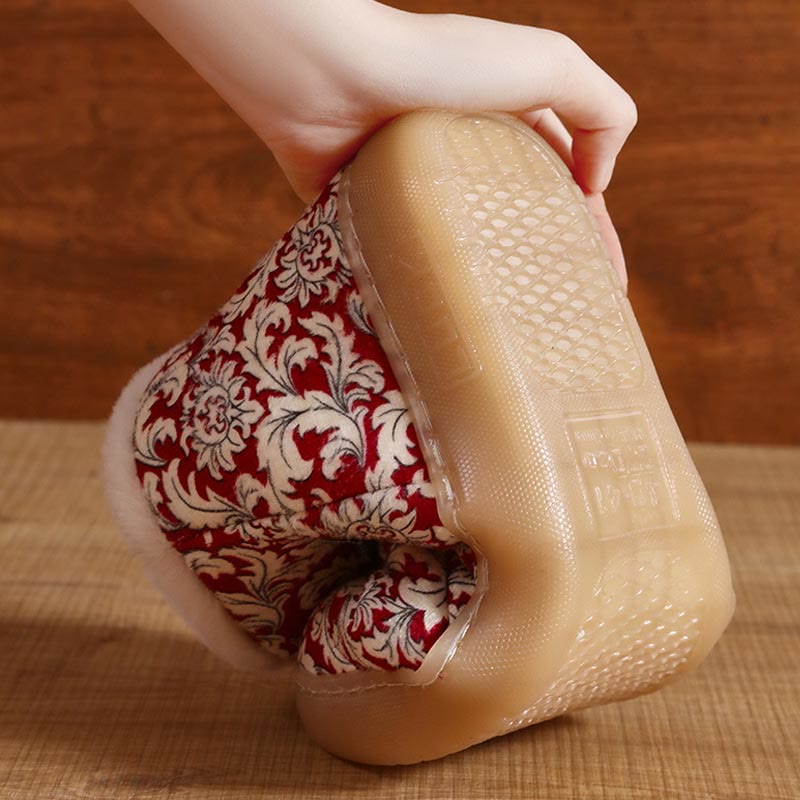Plusock Plus Size Elegant Pattern Slippers - image 2