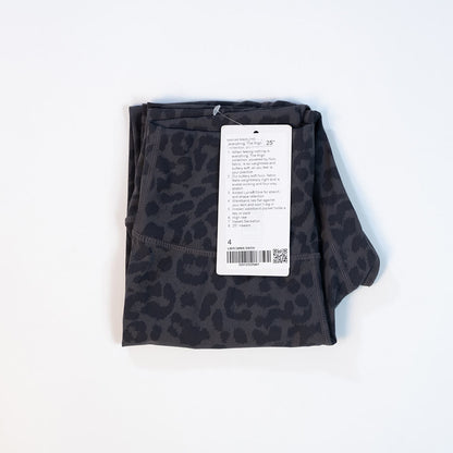 Plusock High Waist Fitness Yoga Leopard Legging - Grey - 3XL - image 16