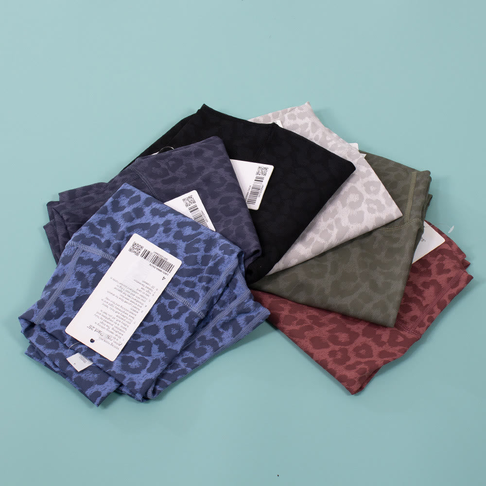 Plusock High Waist Fitness Yoga Leopard Legging - image 3