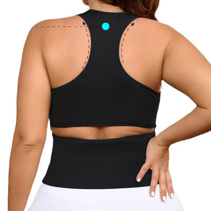 Plusock Back Hollow Fitness Yoga Vest - image 3
