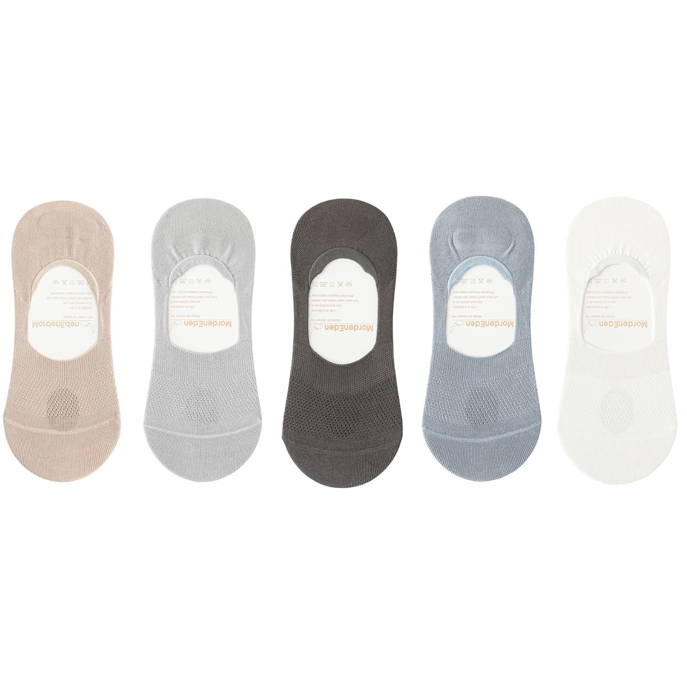 Plus Size Mesh Breathable No Show Socks(5 Pairs)