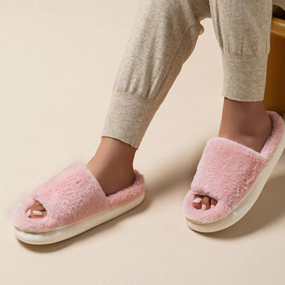 Plusock Plus Size All Season Cozy Slippers - Pink - EU44-45(US9-10) - image 0
