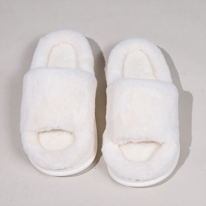 Plusock Plus Size All Season Cozy Slippers - White - EU44-45(US9-10) - image 9