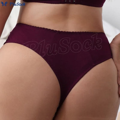 Plus Size Mid-rise Sexy Breathable Thong(2 Packs)