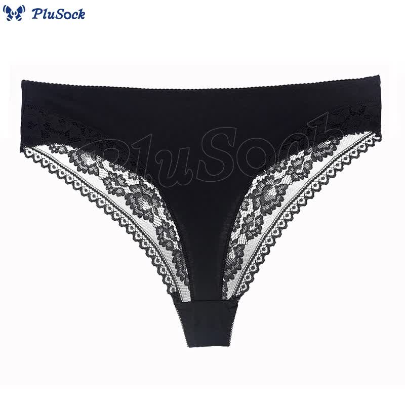 Plus Size Mid-rise Sexy Breathable Thong(2 Packs)
