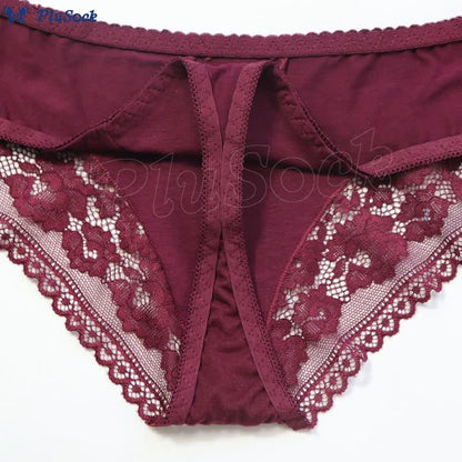 Plus Size Mid-rise Sexy Breathable Thong(2 Packs)