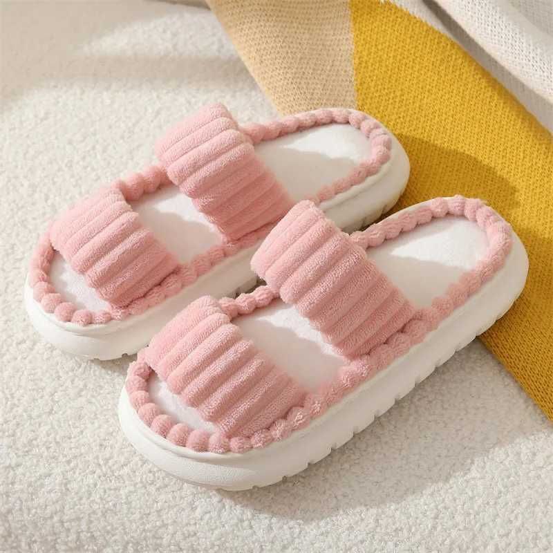 Plus Size Comfortable Pleated Slippers