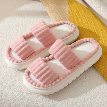 Plus Size Comfortable Pleated Slippers