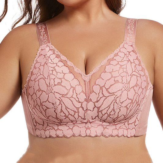 Ultra-thin Lace Push-up Wireless Bra